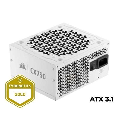 Corsair CX750 White 750W ATX 3.1 Cybenetics Gold